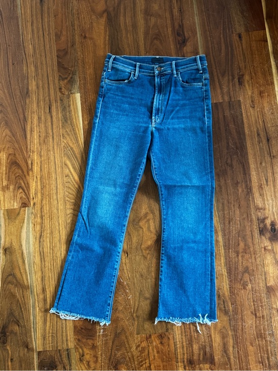 MOTHER Denim - MOTHER Hustler Ankle Fray in Big Sky